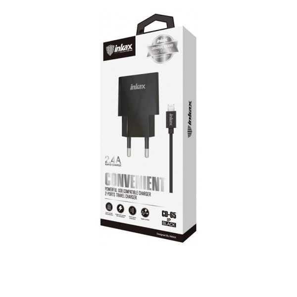Chargeur INKAX CD 65 USB 2.4A + Cable Type-C