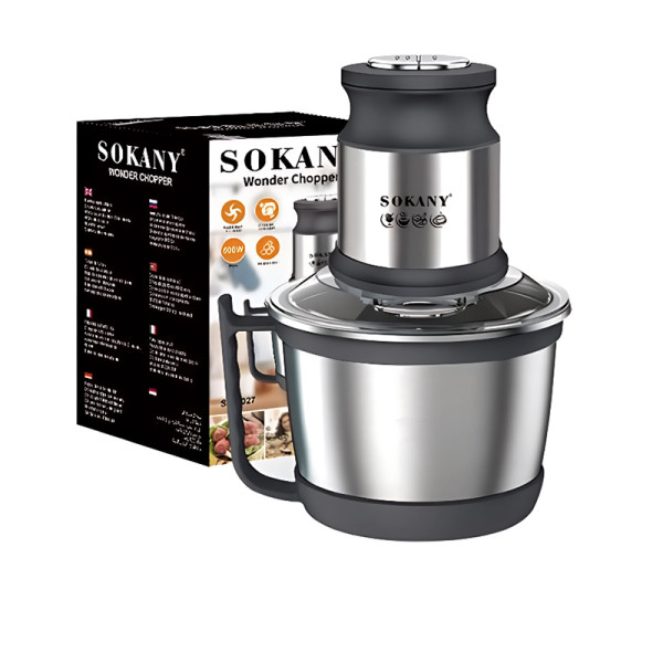 Hachoir Professionnel SOKANY 800W 3Litres
