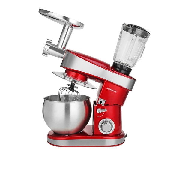 Robot Multifonction SOKANY 1200W 6.5L - Rouge