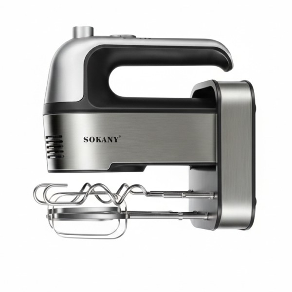 Batteur SOKANY Avec Support 800W 2 Vitesses - Silver