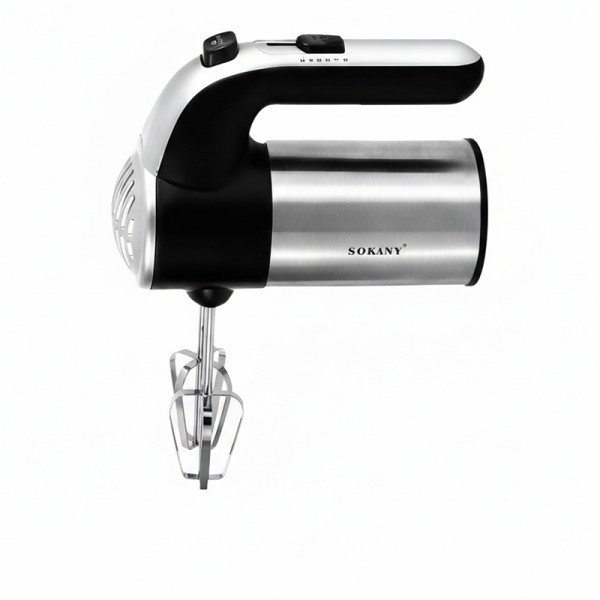 Batteur SOKANY 800W 5 Vitesses - Noir et Argent