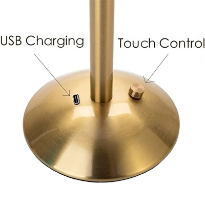 FamilyStore | Lampe De Table LED En Cristal Sans Fil à Intensité Tactile