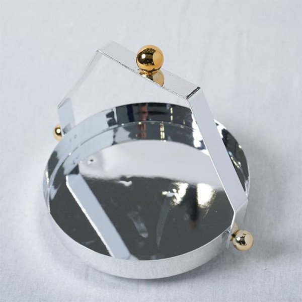 Plateau Rond Avec Support En Métal 20 CM