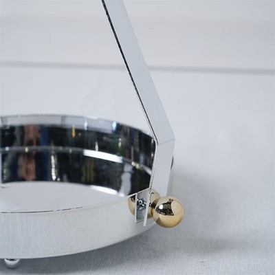 FamilyStore | Plateau Rond Avec Support En Métal 20 CM