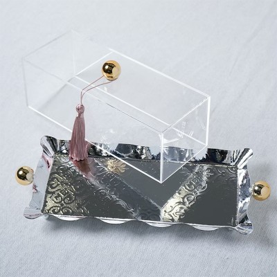 FamilyStore | Cloche En Métal Avec Couvercle En Plexi