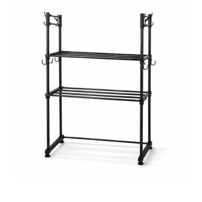 FamilyStore | Étagère de Rangement à Deux Niveaux pour Micro-ondes