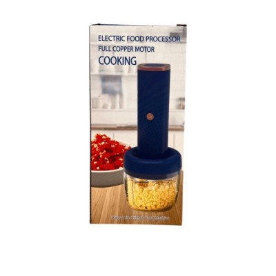 FamilyStore | Nouveau Mini Hachoir Électrique pour Aliments – Axe à 3 Lames