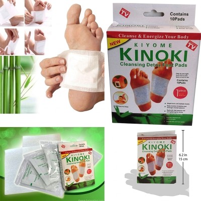 Kinoki Patch Détox Pieds 10 Pièces | Patch Détoxifiant Corps Nuit