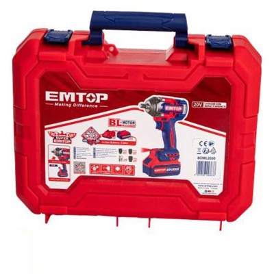 FamilyStore | Clé à Choc 20V Brush 1/2"500NM 2B4 EMTOP ECIWL2050