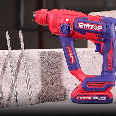 FamilyStore | Perforateur SDS+20V 1B 2AH 18 BRUSH+AC EMTOP ELRH201881