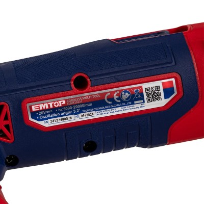 FamilyStore | Outil Multifonctions 20V EMTOP ELMF20221