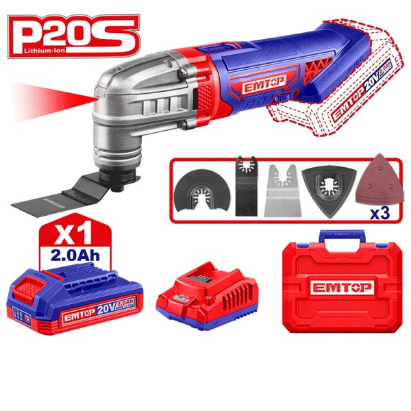 Outil Multifonctions 20V EMTOP ELMF20221