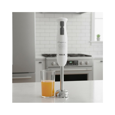 FamilyStore | Mixeur Plongeant LEXICAL Avec Bol Gradué 2En1 2000W - Blanc