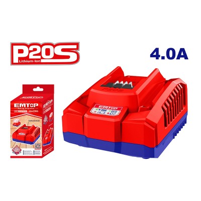 Chargeur Batterie 4A EMTOP 20V P20S | Recharge Rapide