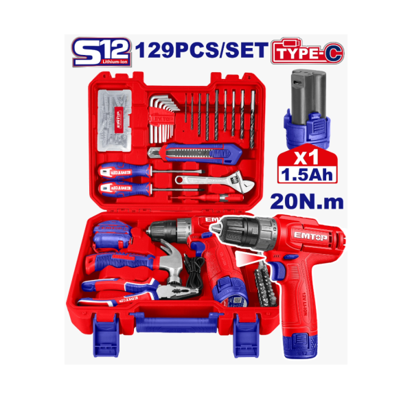 Ensemble D'outils DE 129 P EMTOP EEDK12901