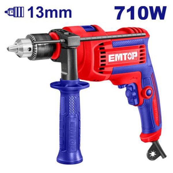 Perceuse à Percussion 13MM 710W EMTOP EMDL0716