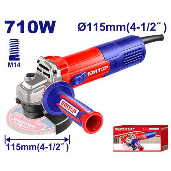 Meuleuse 115MM 710W EMTOP EAGR17181