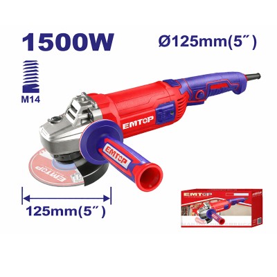 Meuleuse EMTOP 125mm 1500W | Coupe & Meulage