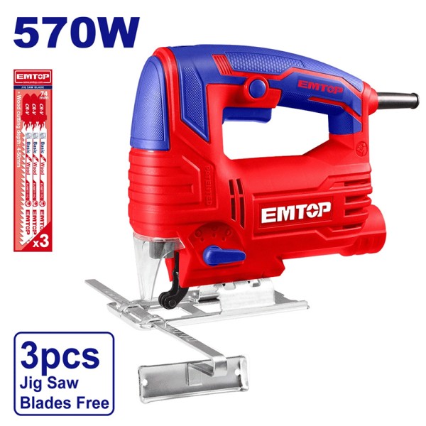 Scie Sauteuse 570w+3LAMES EMTOP EJSW5701