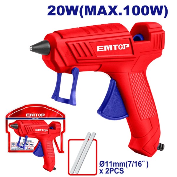 Pistolet Silicon Electrique 100w EMTOP EGGU1401