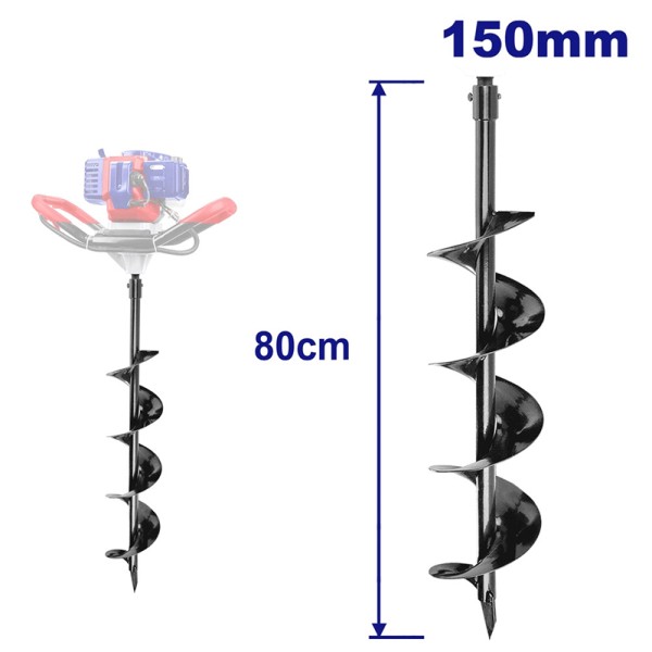 Mèche Pour Tarière 150mm X 80CM EMTOP EEAR5211-2