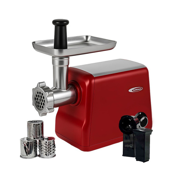 Hachoir à Viande FLORENCE 1000W - Rouge