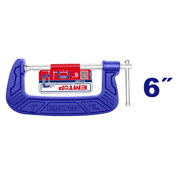 Serre Joint G 6"150mm EMTOP ECLPG0601