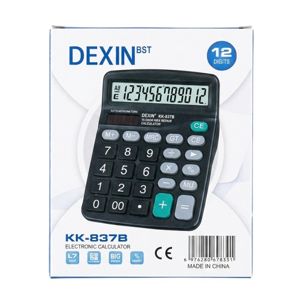 Calculatrice Électronique DEXIN 12 Chiffres