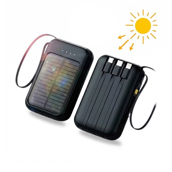 Mini Power Bank Portable Solaire