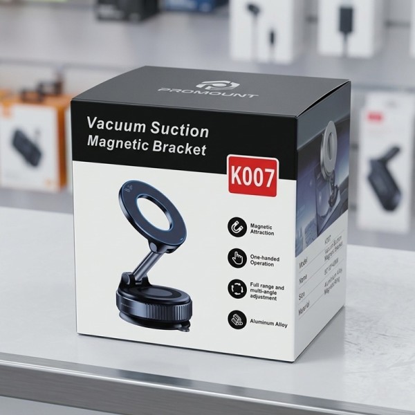 Support De Téléphone Magnétique 360° Avec Verrouillage Rotatif