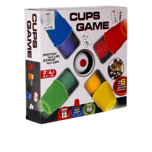 Jeu De Gobelets De Vitesse Pour Enfants Avec 30 Gobelets