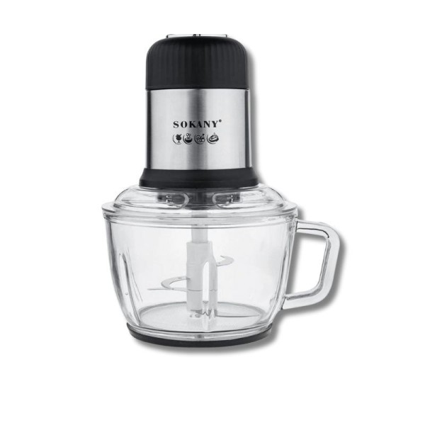Hachoir Electrique En Verre 800W 2L 4 lame