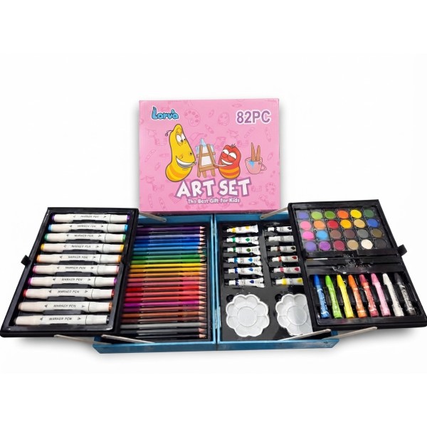 Coffret De Crayons De Couleur Pour Le Dessin Artistique - 82 pièces