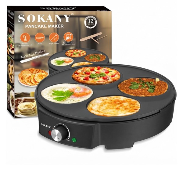 Crêpière SOKANY Antiadhésif 1200W