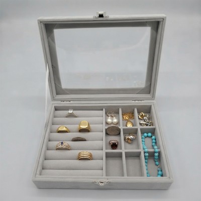 Boîte à Bijoux En Velours
