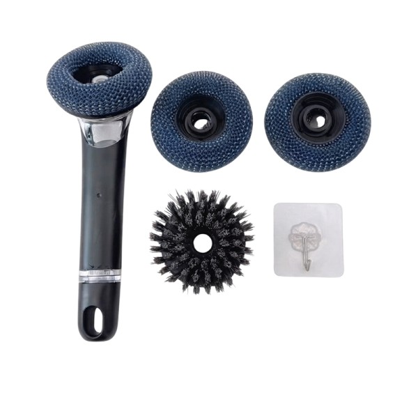 Brosse à Vaisselle Avec Long Manche et Liquide Pré-rempli