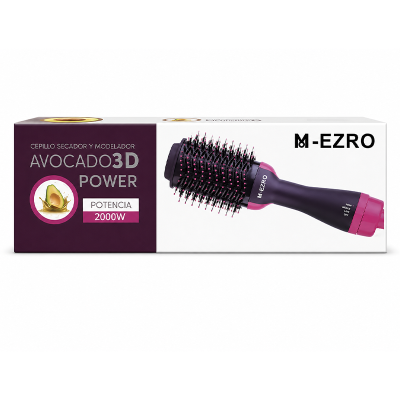 Brosse Soufflante Lissante M-EZRO Avocado 3D Power box