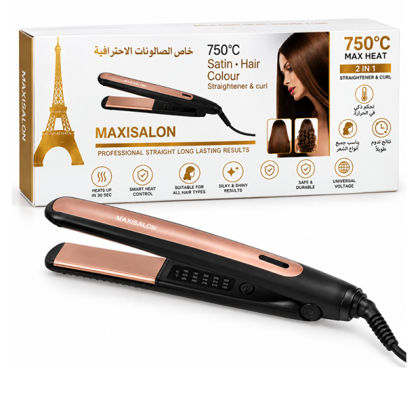 Plaque Cheveux MaxiSalon 750°