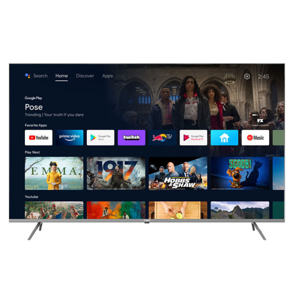 Tv TELEFUNKEN 50” G3EN 4K Google Tv Avec Récepteur Intégré