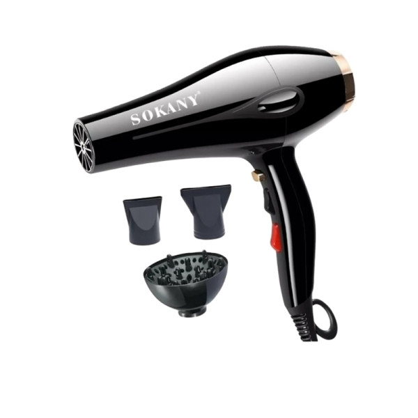 Sèche Cheveux SOKANY Professionnel Avec Concentrateur & Diffuseur 2600W