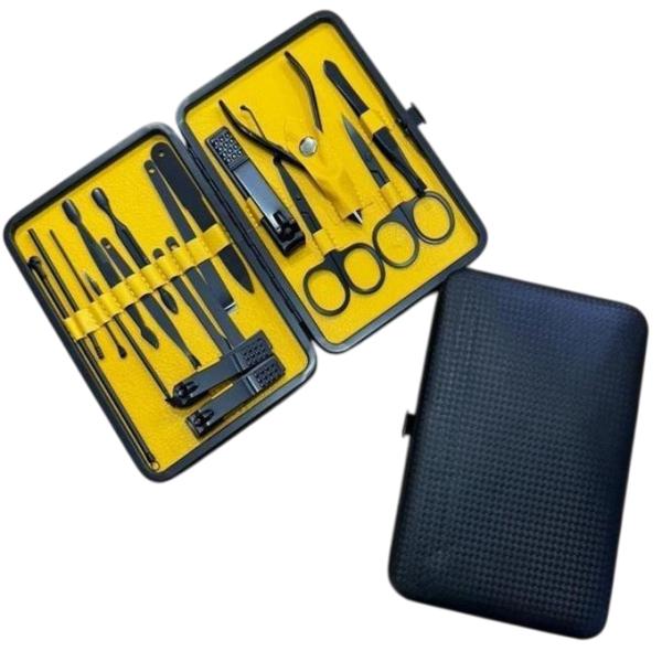 Kit de Soin des Ongles Professionnel 18En1 En Acier Inoxydable