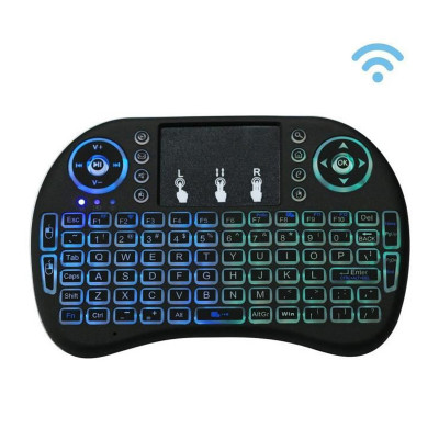 Mini Clavier Sans Fil 2,4 Ghz Avec Souris Tactile