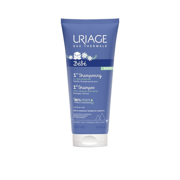 Uriage Bébé 1er Shampooing Extra Doux Cheveux 200ml