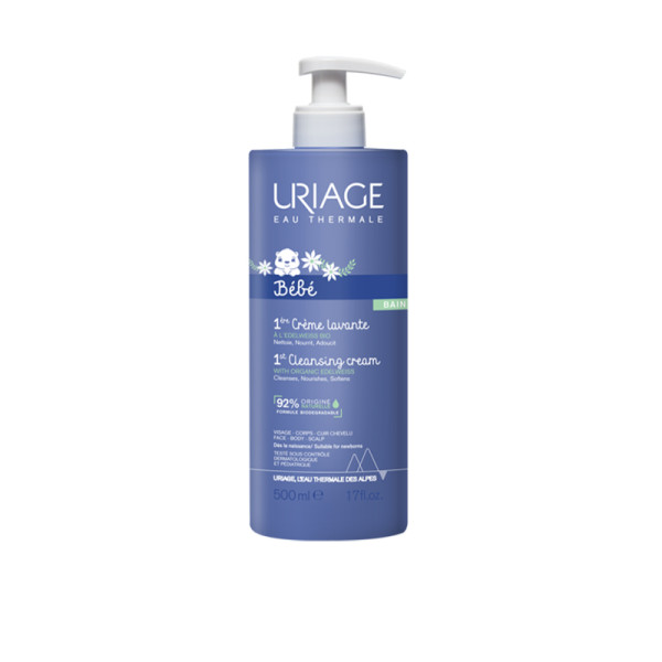Uriage Bébé 1ère Crème Lavante Surgras Moussant 500ml
