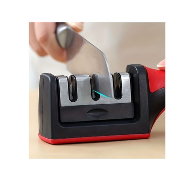 FamilyStore | Aiguiseur Couteaux à 3 Fentes En Acier Inoxydable