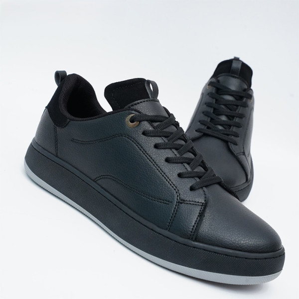 Basket Homme Kenzau En Cuir Synthétique