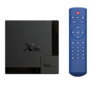 FamilyStore | Box Tv Android X96Q Mate Noir + 12 Mois Abonnement Nova