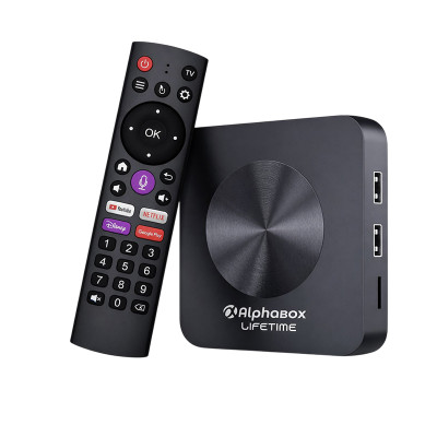 Alphabox Lifetime 8K – 4 Go RAM, 32 Go & Android Fluide