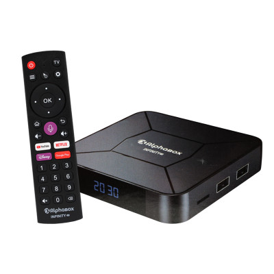 Alphabox Infinity Android 12 – H618, 4 Go RAM, 32 Go & Wi-Fi 5 GHz